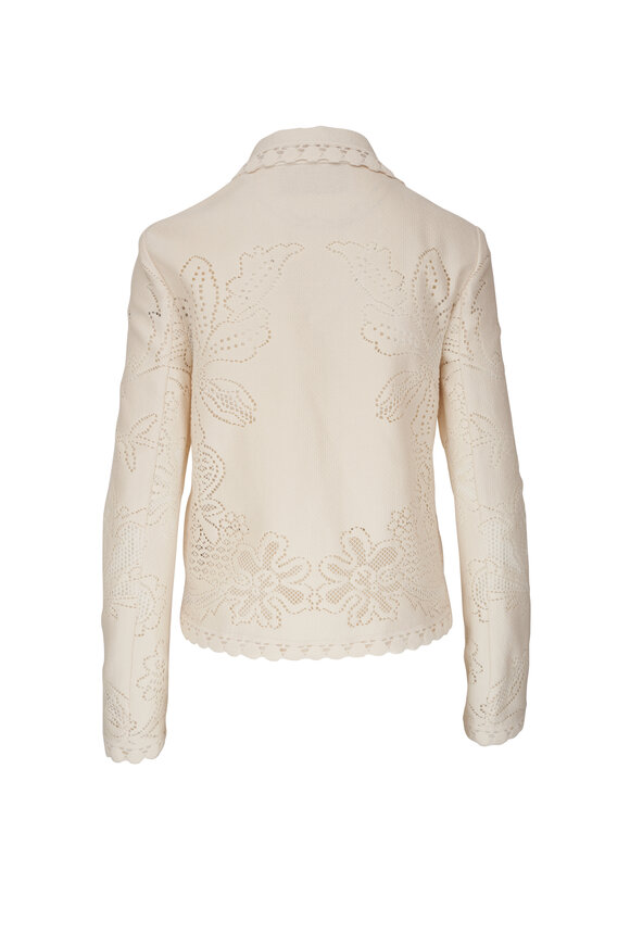 Valentino - Mossi Natural Guipure Lace Jacket 