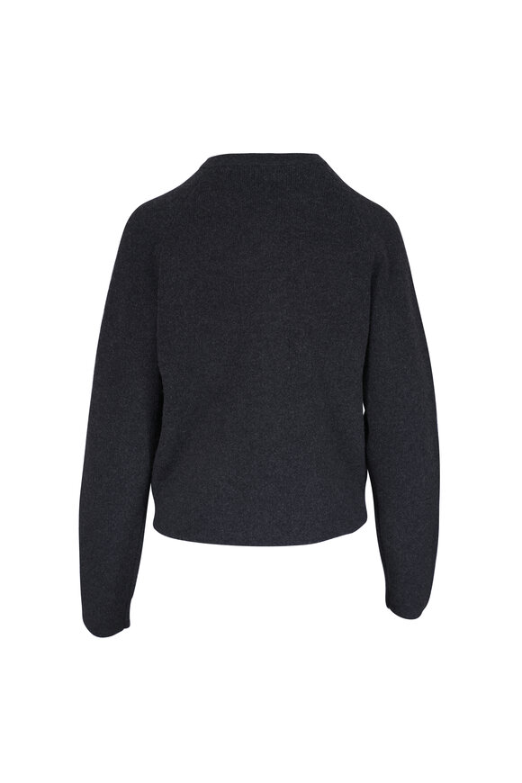 Totême Charcoal Hammered Button Cardigan - view 4