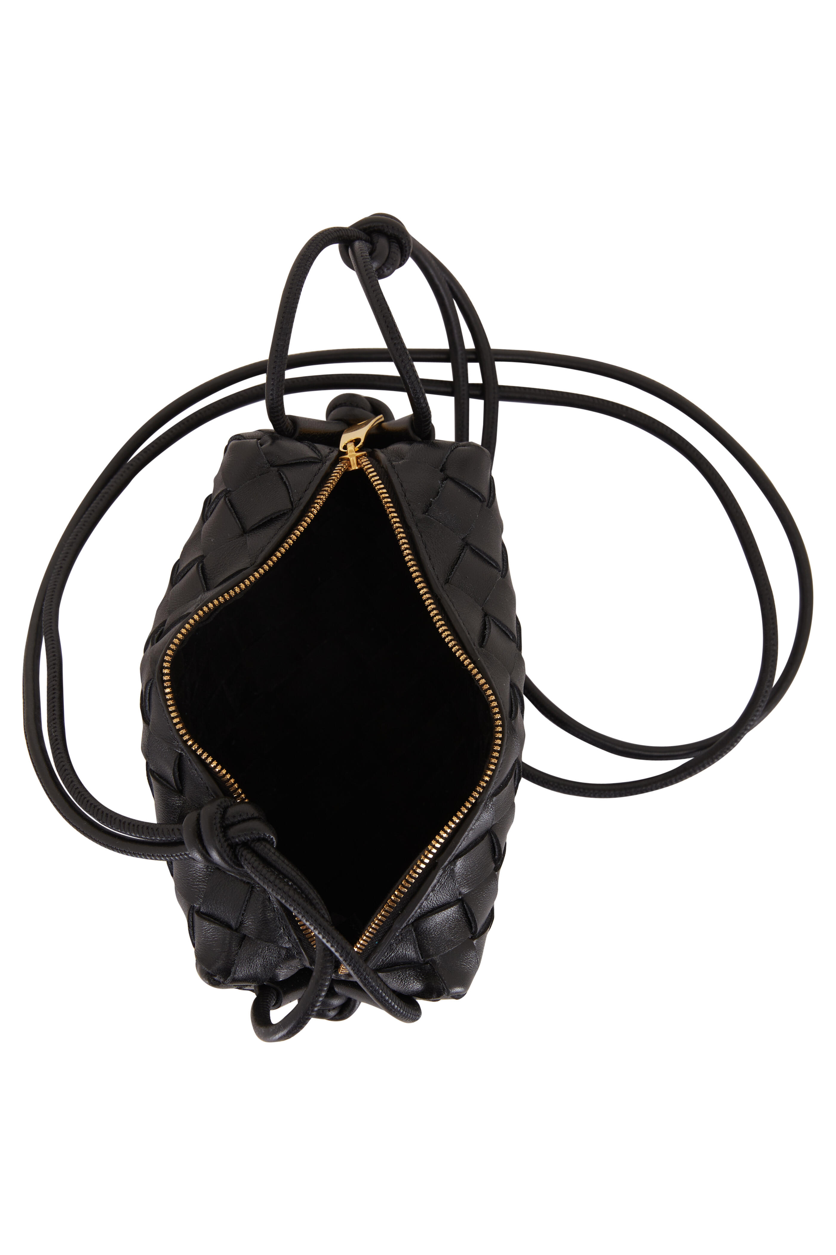 Bottega Veneta Mini Loop Bag in Black