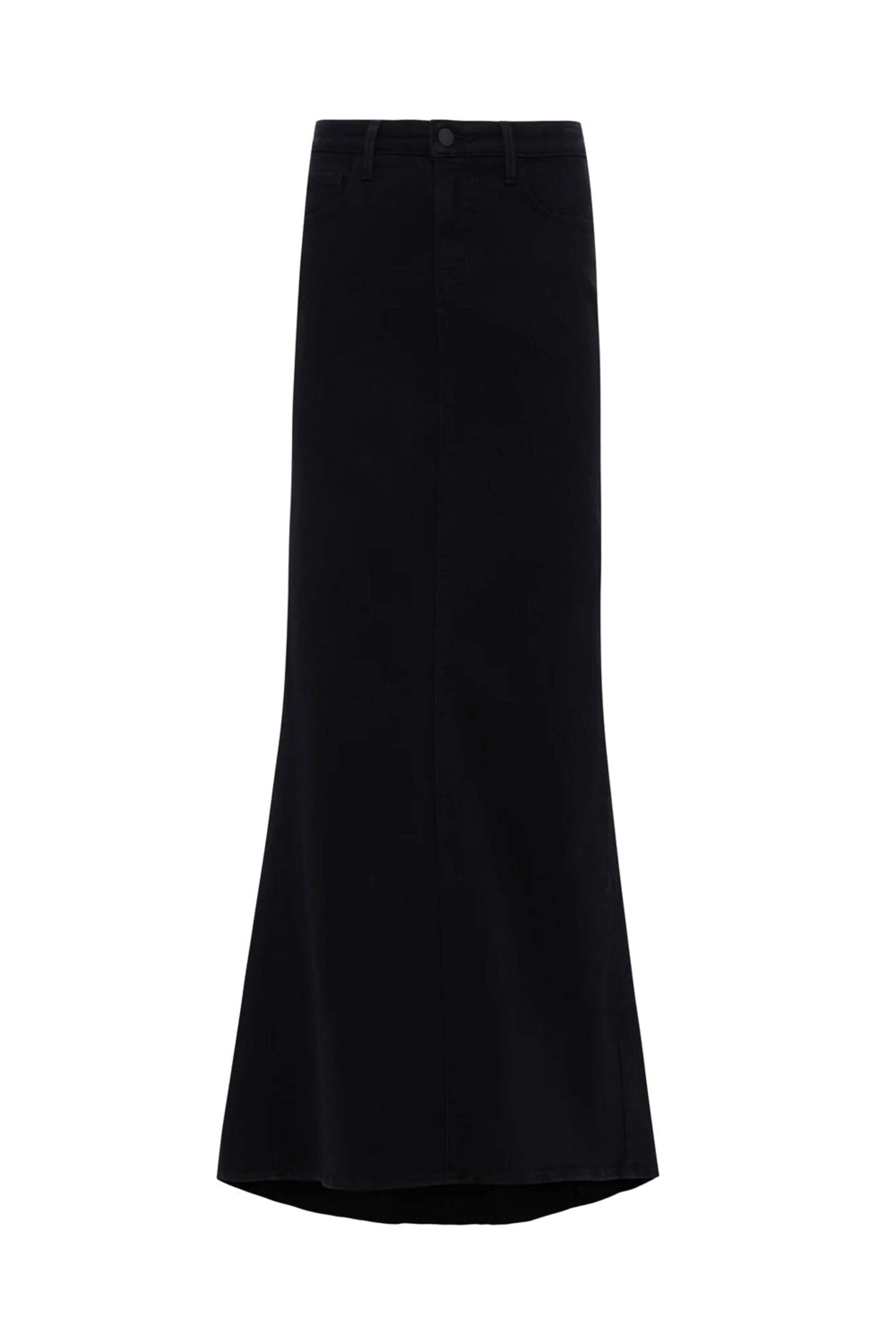 L'Agence - Black Kalani Mermaid Denim Skirt
