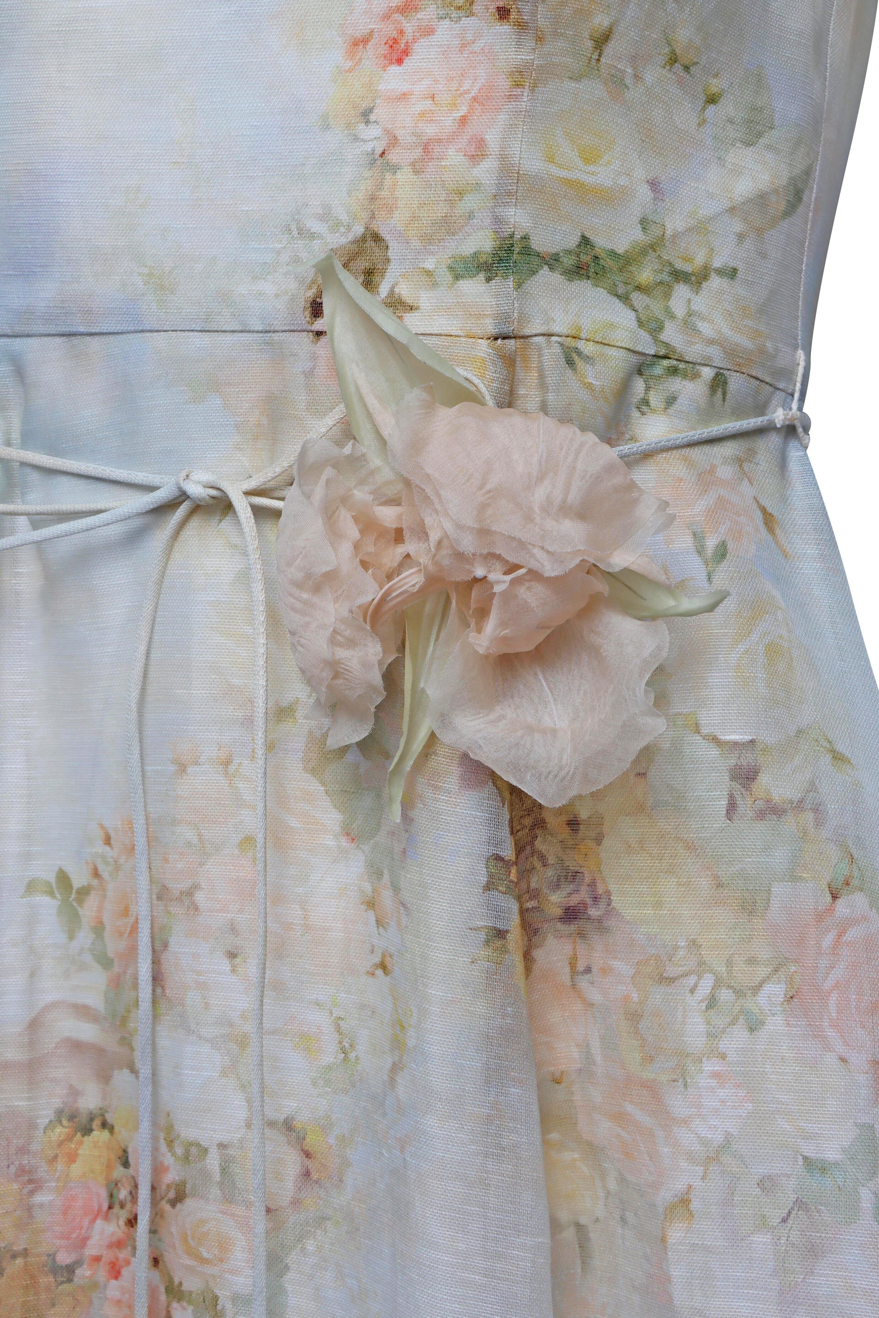 Zimmermann - Memento Rose Arbor Picnic Midi Dress