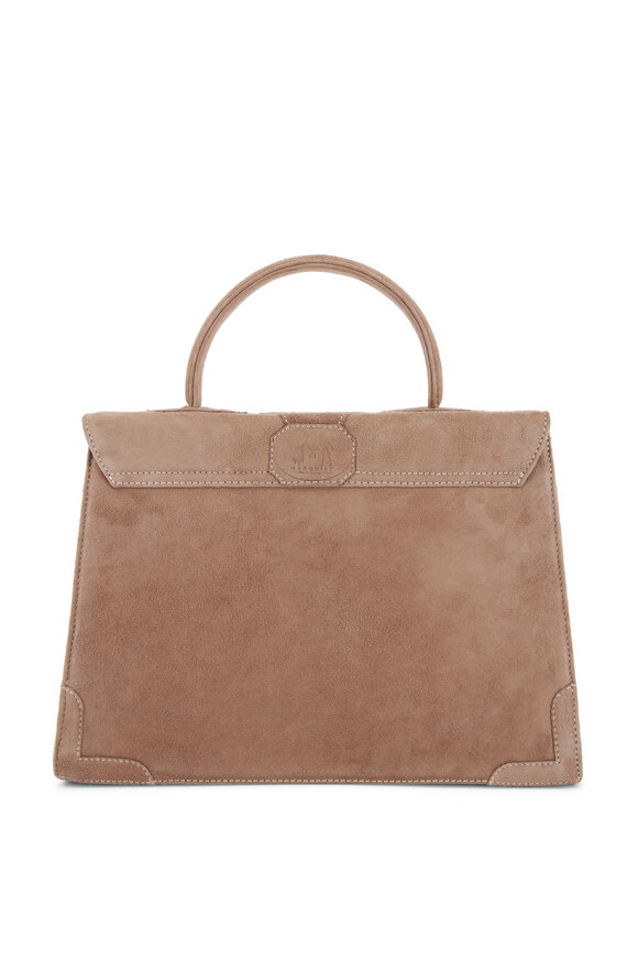 Marquise Paris - Taupe Equestrian Shoulder Bag