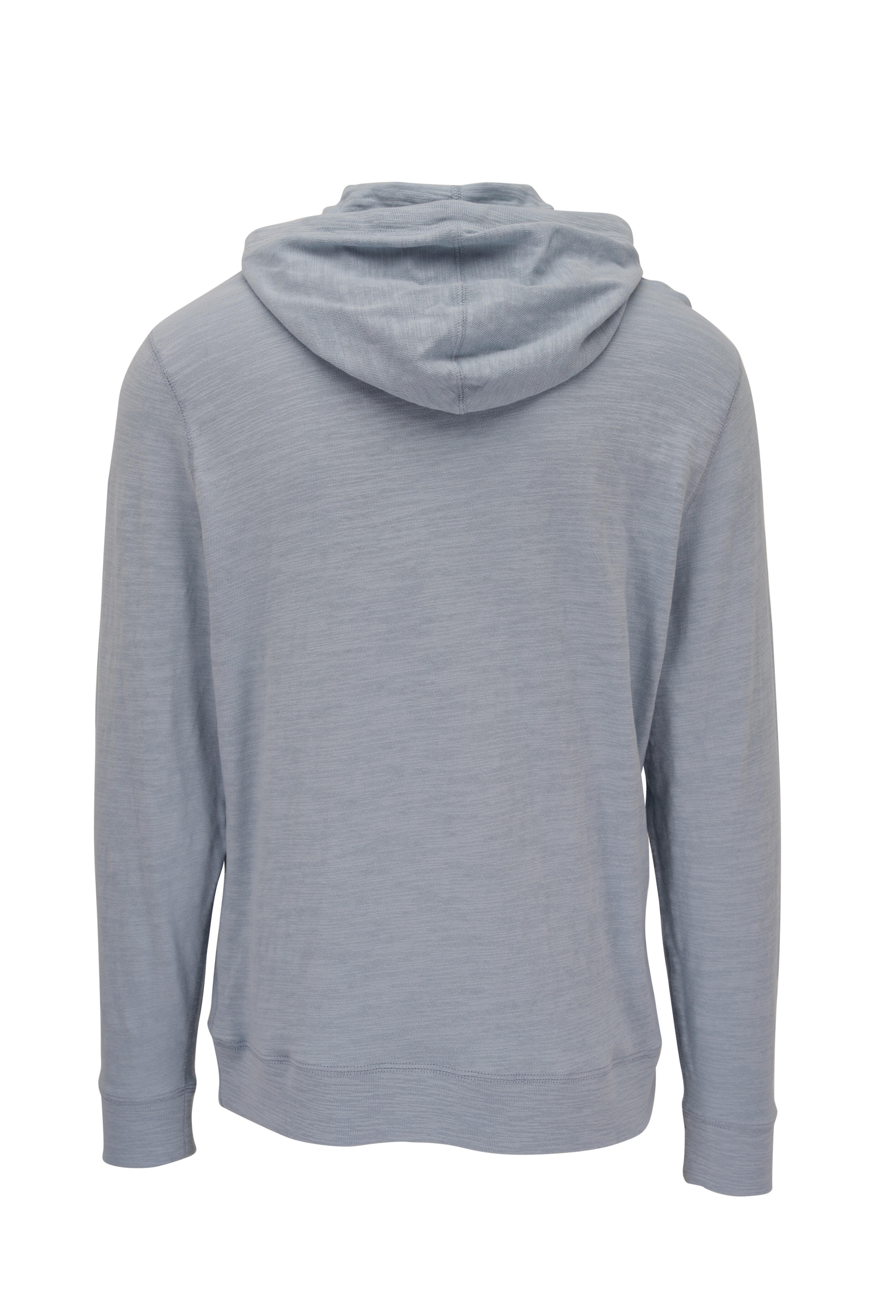 Faherty Brand - Blue Breeze Organic Cotton Slub Hoodie