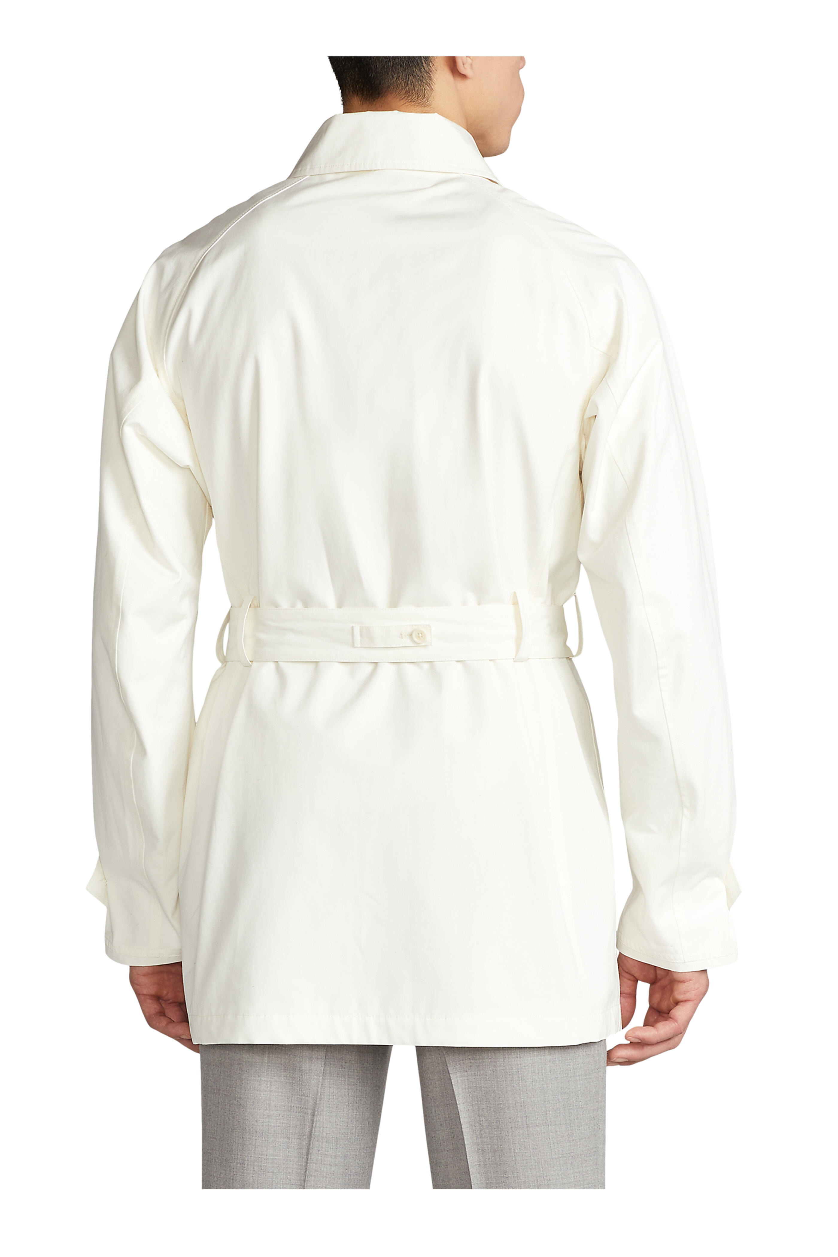 Ralph Lauren Purple Label - Wren White Dispatch Trench Coat