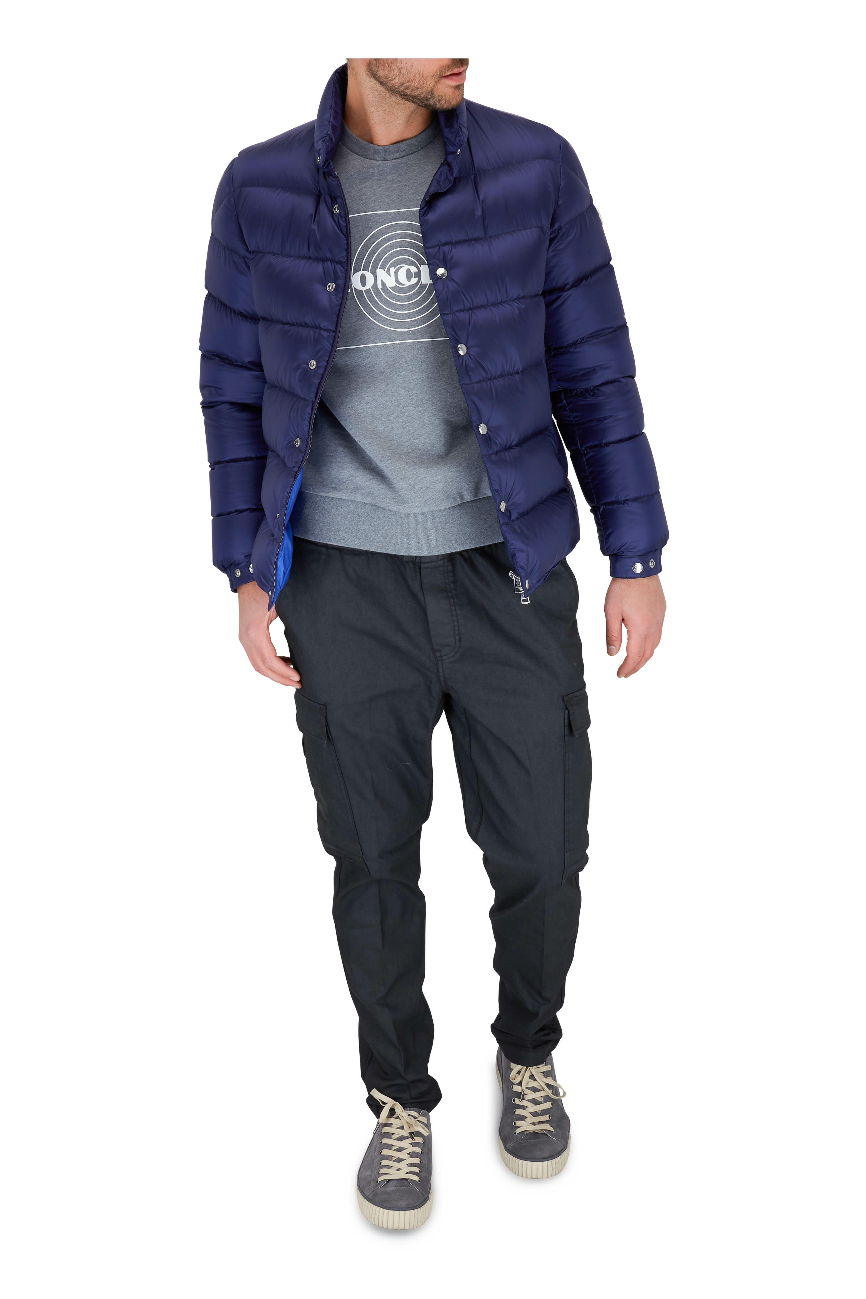 John Varvatos - Gray Vulcanized Suede Low-Top Sneaker