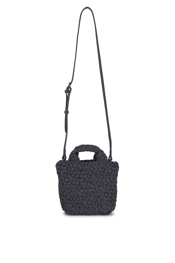 Naghedi Petit St. Barths Dark Gray Woven Tote - view 1
