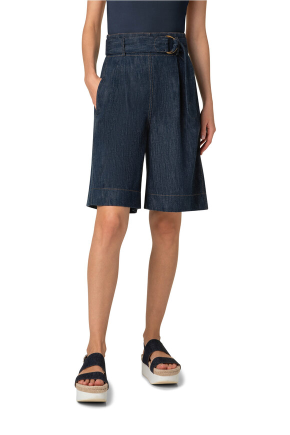 Akris Punto - Fioretta Denim Bermuda Shorts