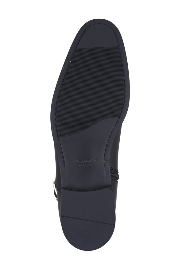 To Boot New York Desmond Black Leather Ankle Boot - view 4