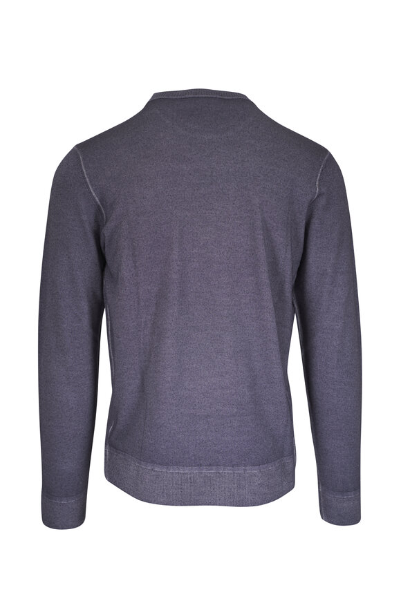 Patrick Assaraf - Slate Wool Crewneck Sweater