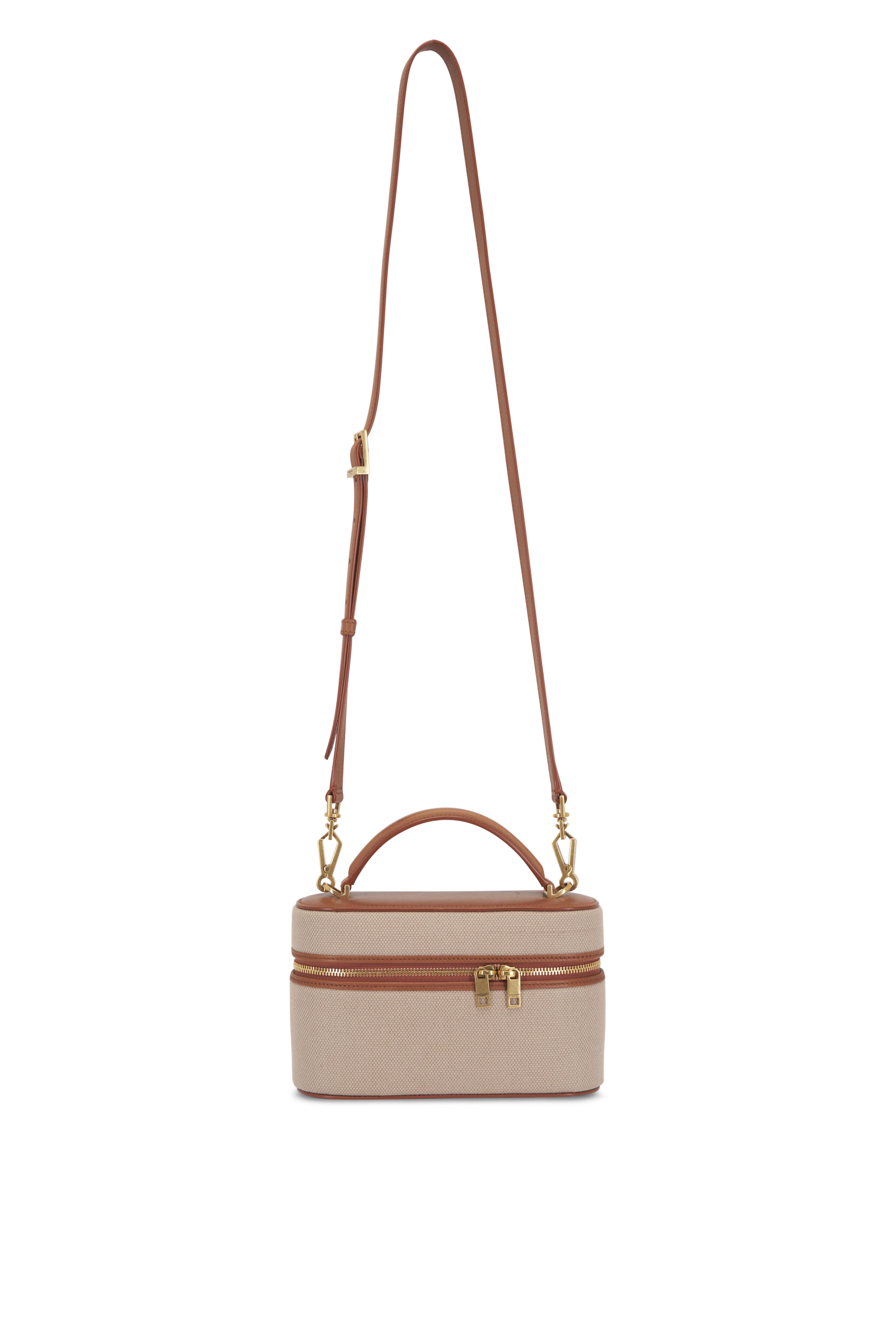 Saint Laurent - Vanity Desert Dusk & Brick Top Handle Bag