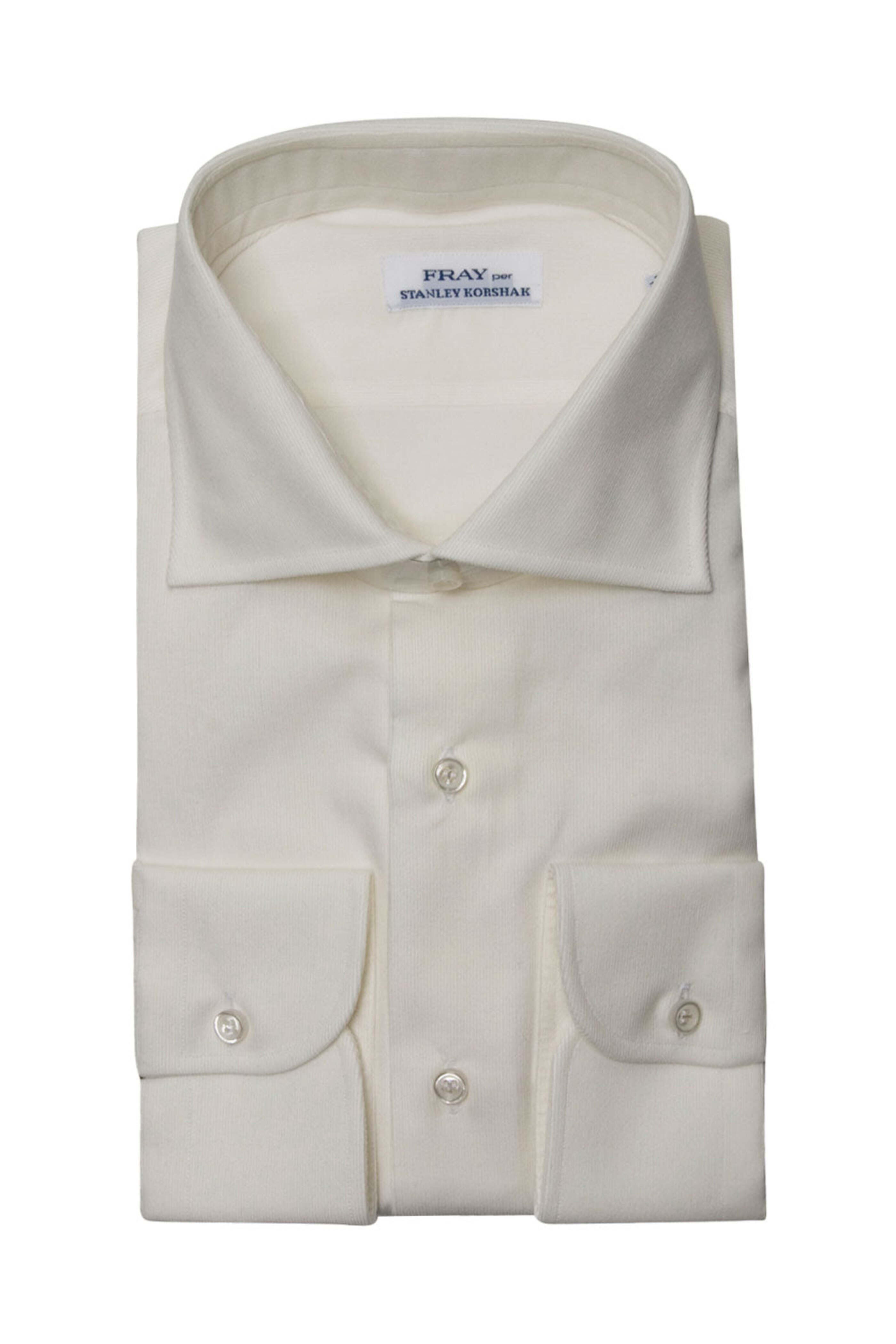 Fray - White Corduroy Sport Shirt