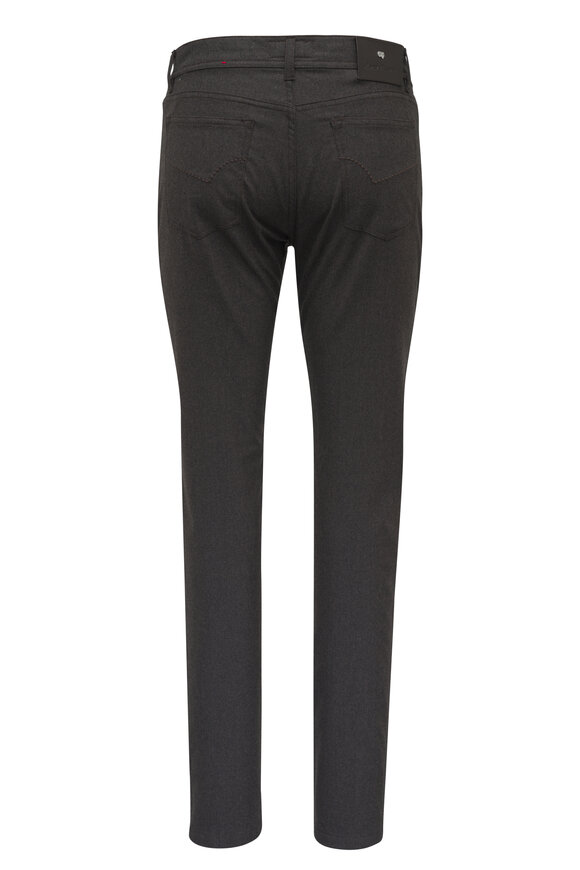 Marco Pescarolo - Brown & Gray Five Pocket Cashmere Stretch Pant