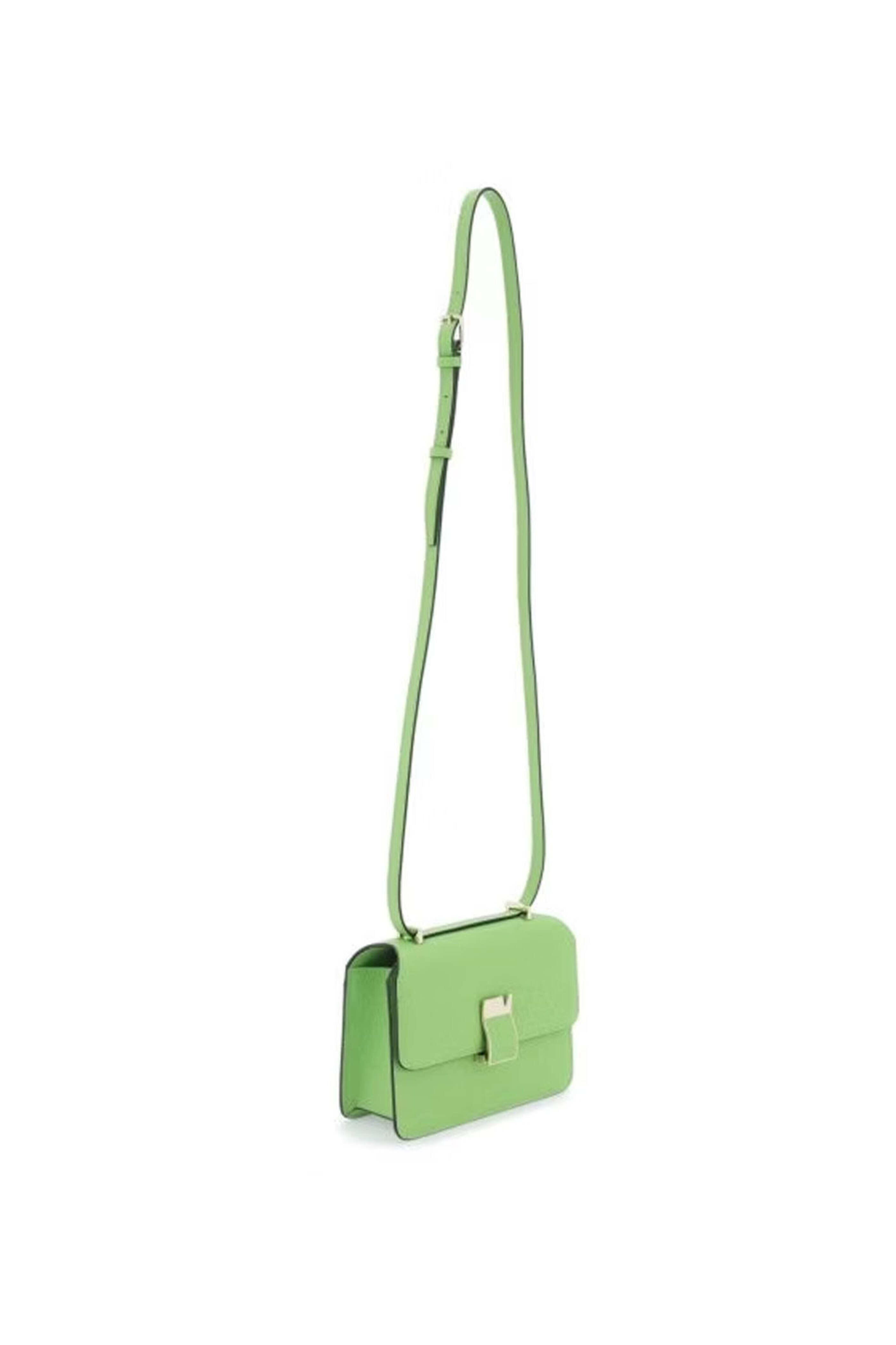 Valextra - Nolo Crossbody Mini Bag in Mela Green
