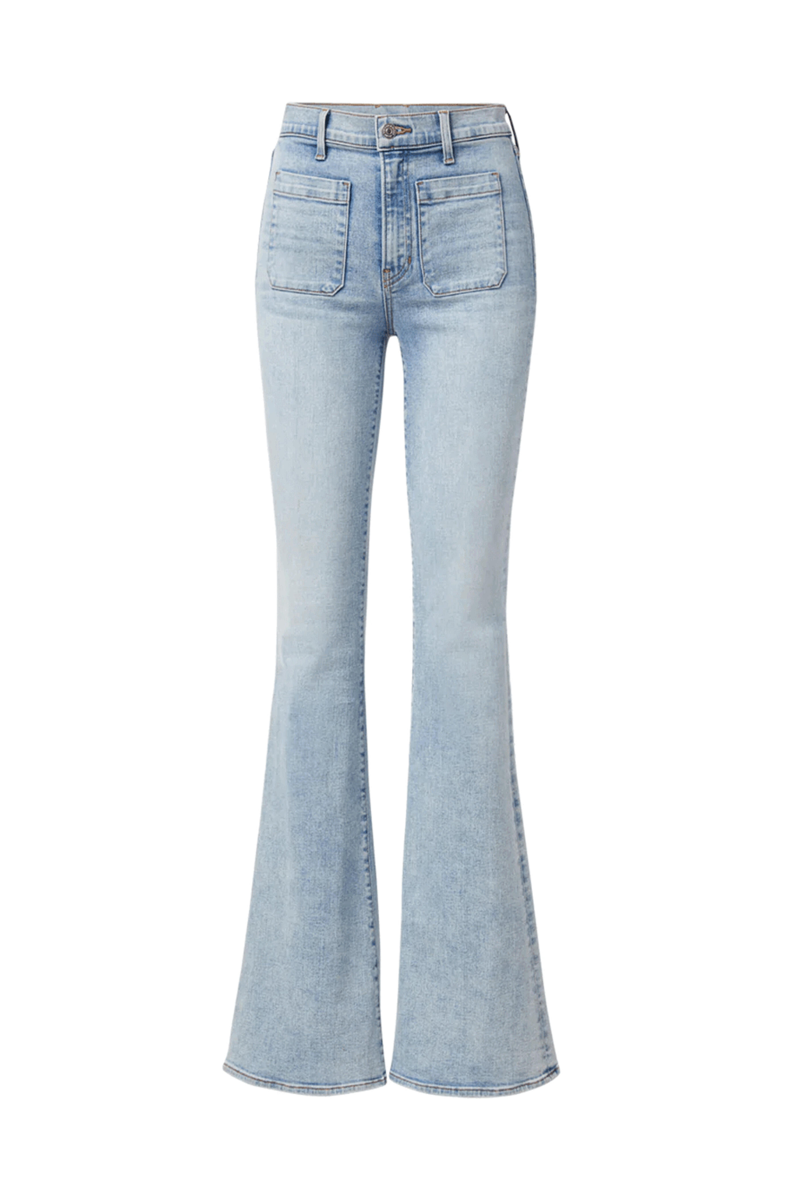 Veronica Beard - Florence Flare Patch Pocket Jean in Cape