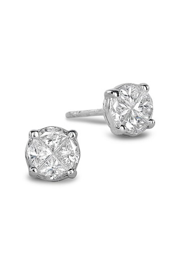 Nam Cho Invisible Diamond Studs