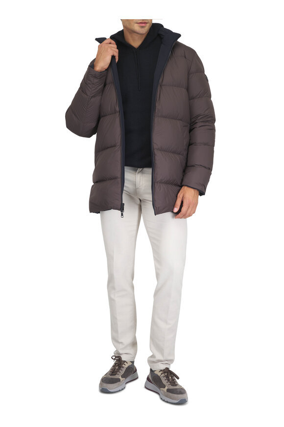 Marco Pescarolo Nerano Beige Cotton & Silk Five Pocket Pant - view 5