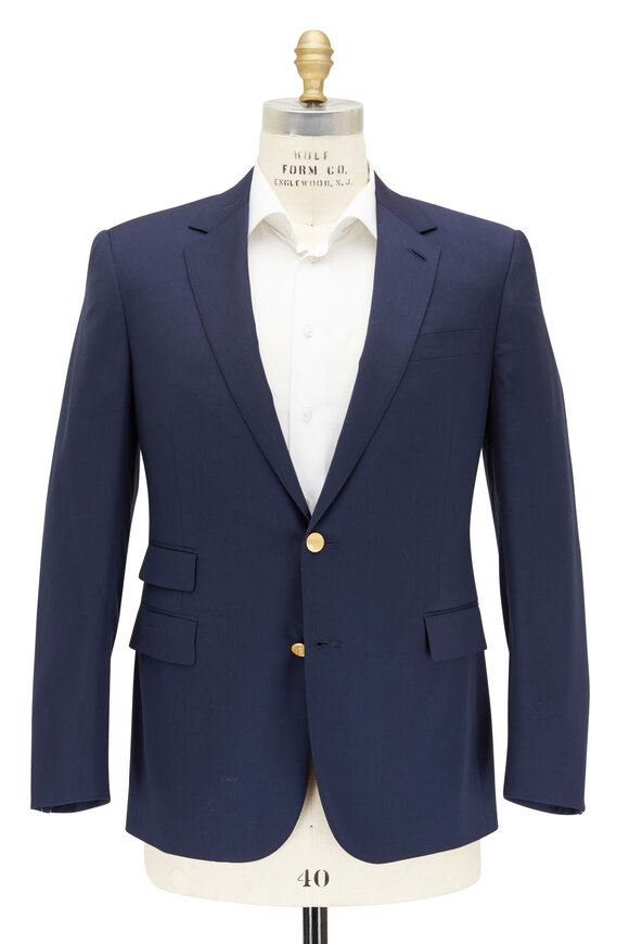 Ralph Lauren Purple Label - Navy Blue Wool Sportcoat 