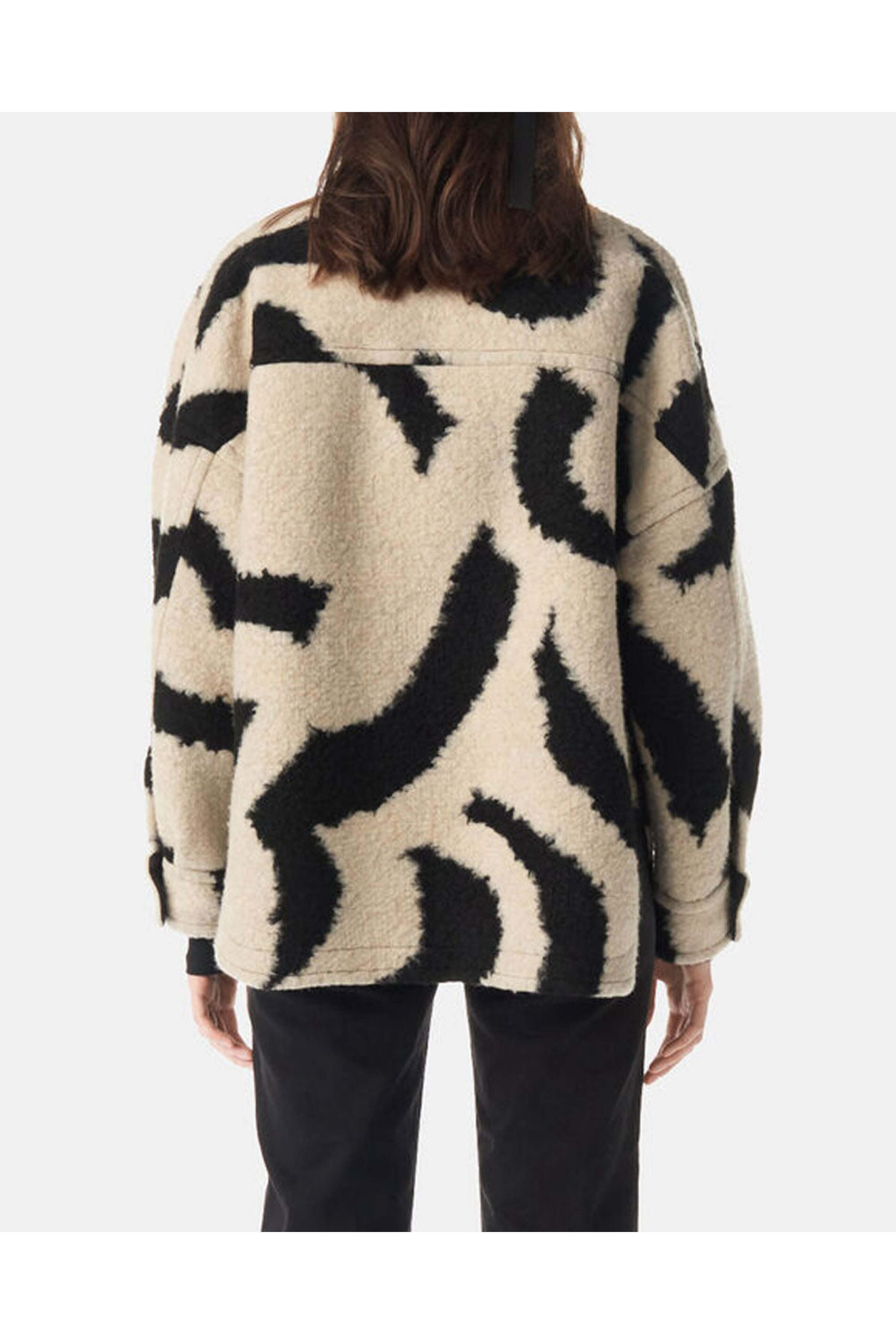 IRO - Black and White Mofu Jacket