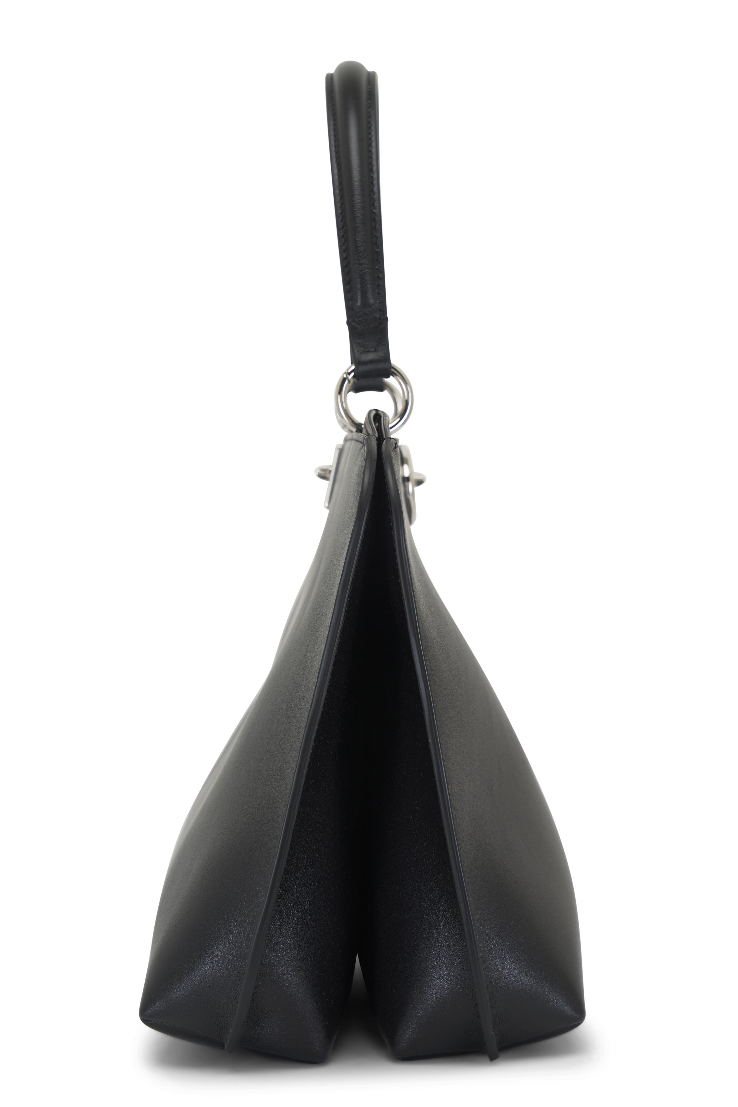 Valentino Garavani - 2Gether Black Leather Top Handle Bag