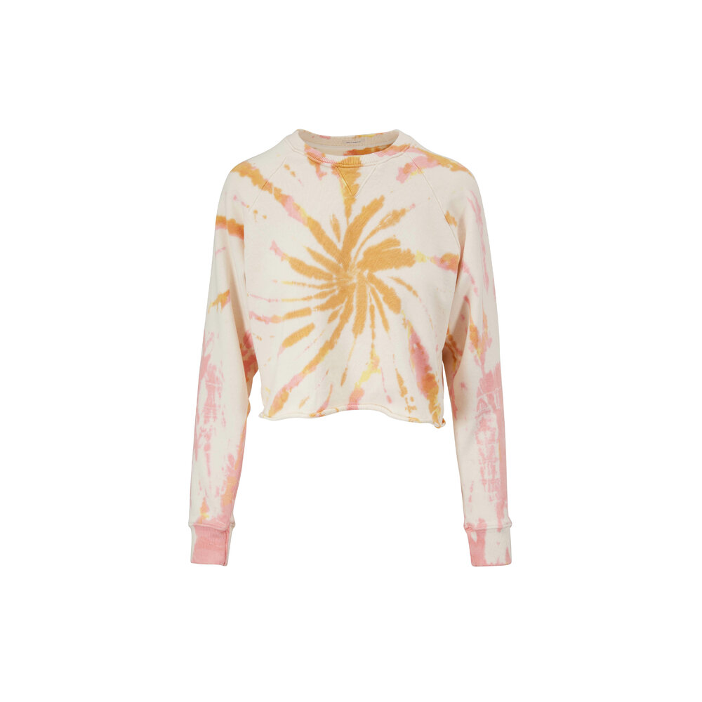 Mother - The Loafer Fray Lemon Tie Dye Sweatshirt