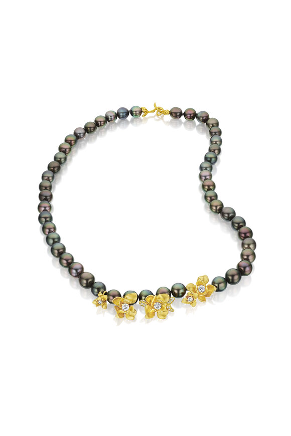 Susan Gordon Jewelry Tahitian Flower Garden Necklace