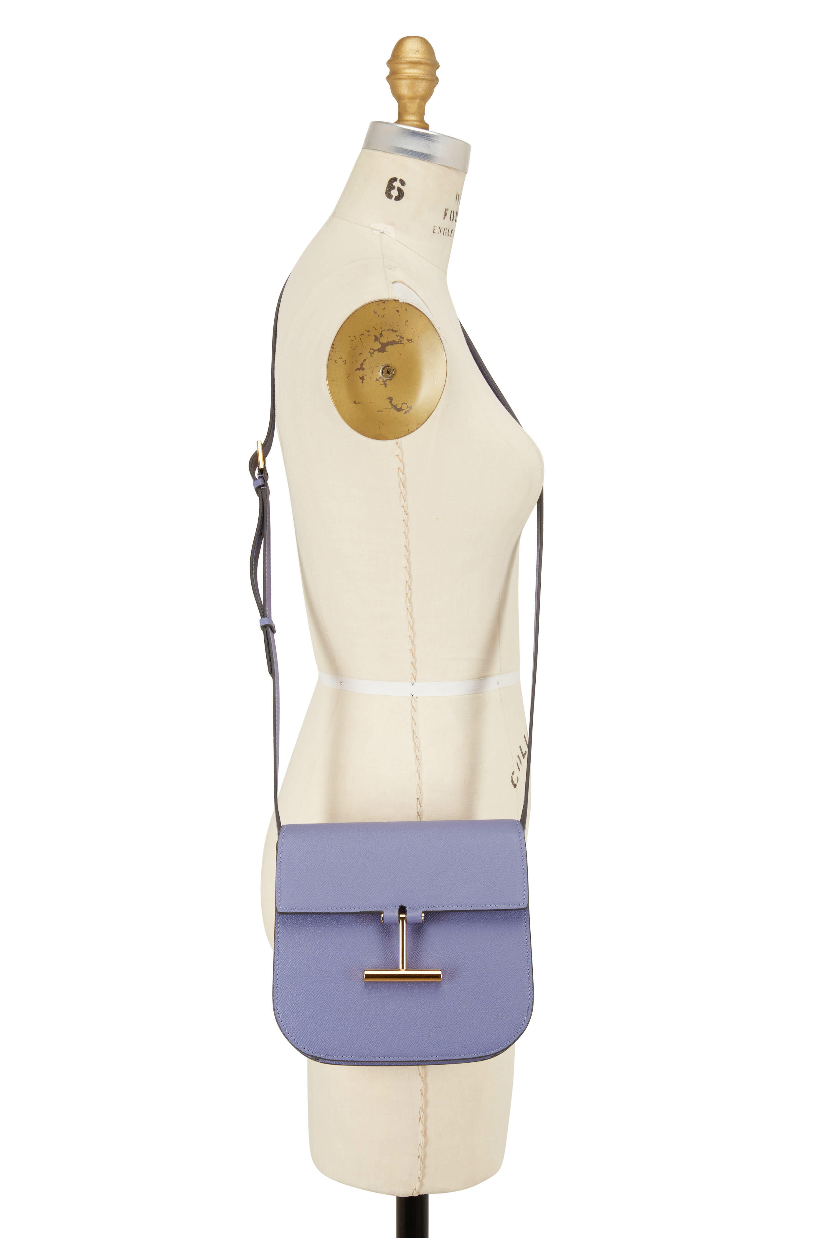 Tom Ford - Tara Hydrangea Leather T Clasp Mini Crossbody