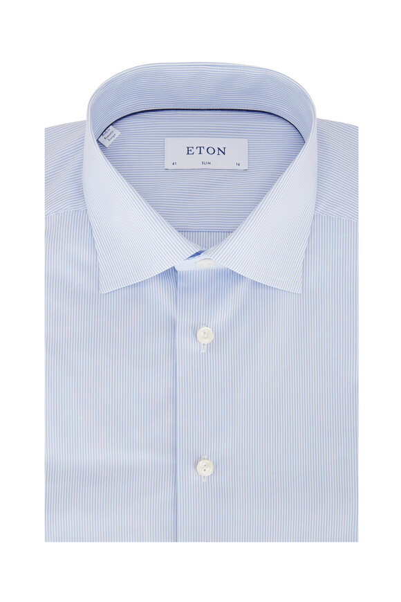 Eton Light Blue Slim Fit Dress Shirt