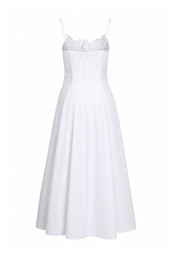 Staud Margi White Midi Dress - view 2