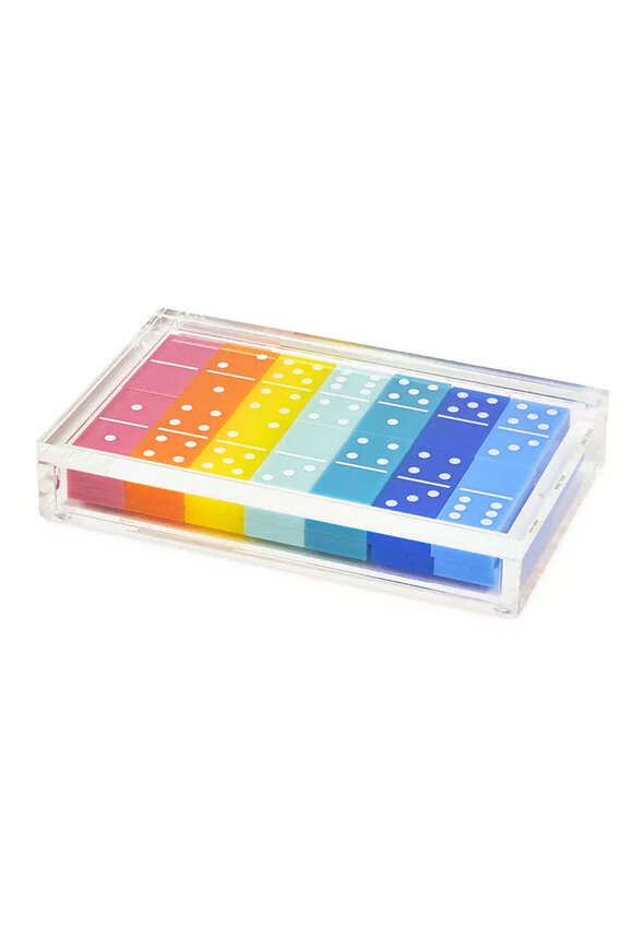 Tizo Lucite Multicolor Domino Set