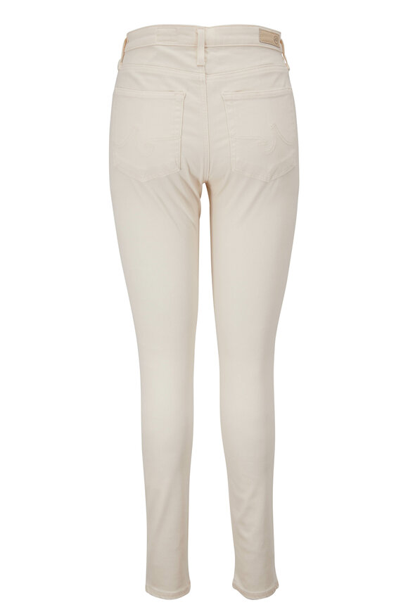 AG - Farrah Ivory High-Rise Skinny Jean