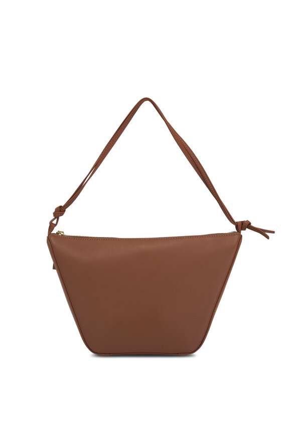 Loewe - Mini Hammock Tan Leather Hobo Bag 