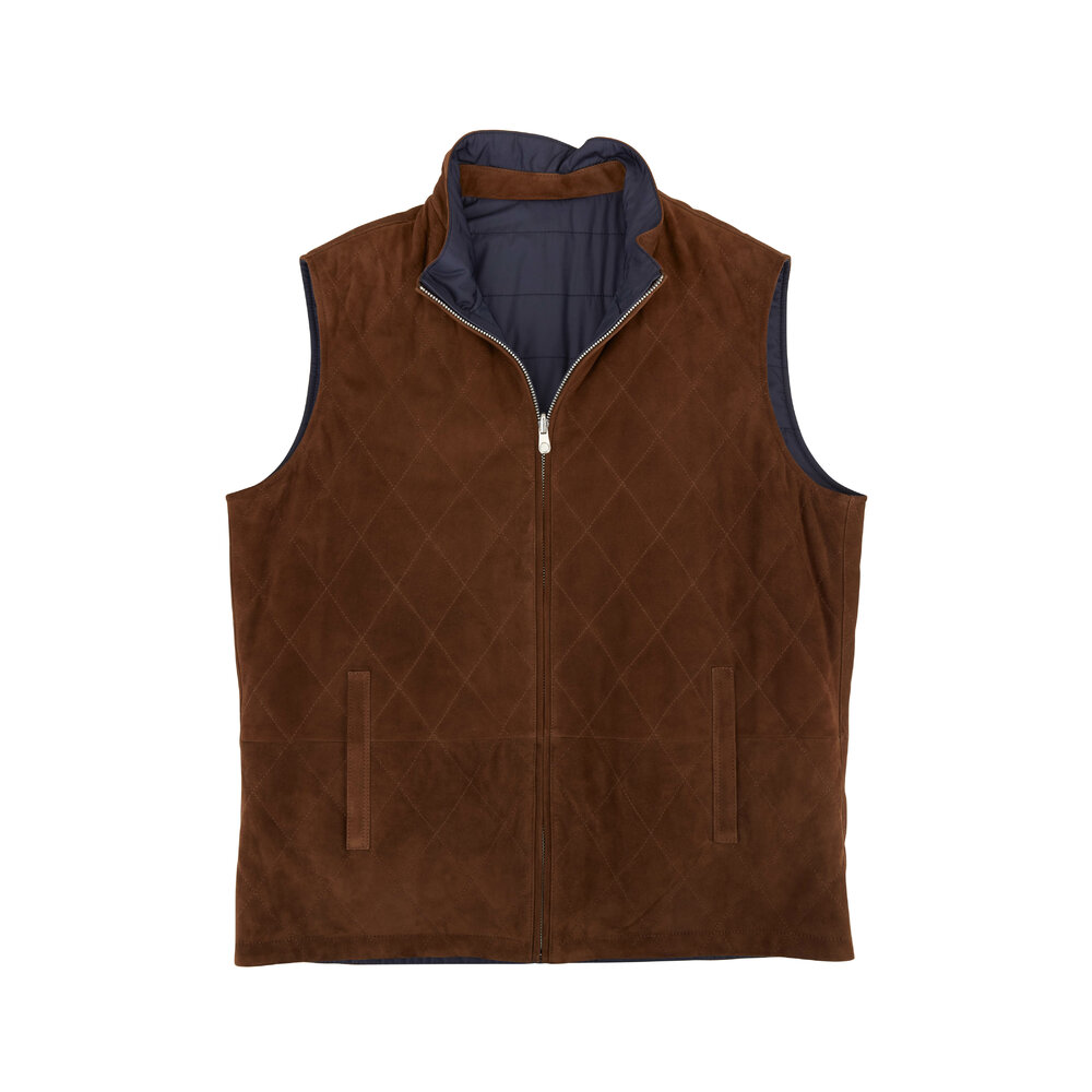 Peter millar deuce sales quilted reversible vest