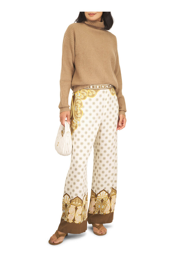 Miu Miu Small Wander White Quilted Leather Crossbody - view 3