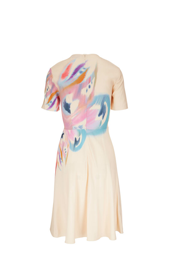 Etro - Cream Abstract Mini Dress 