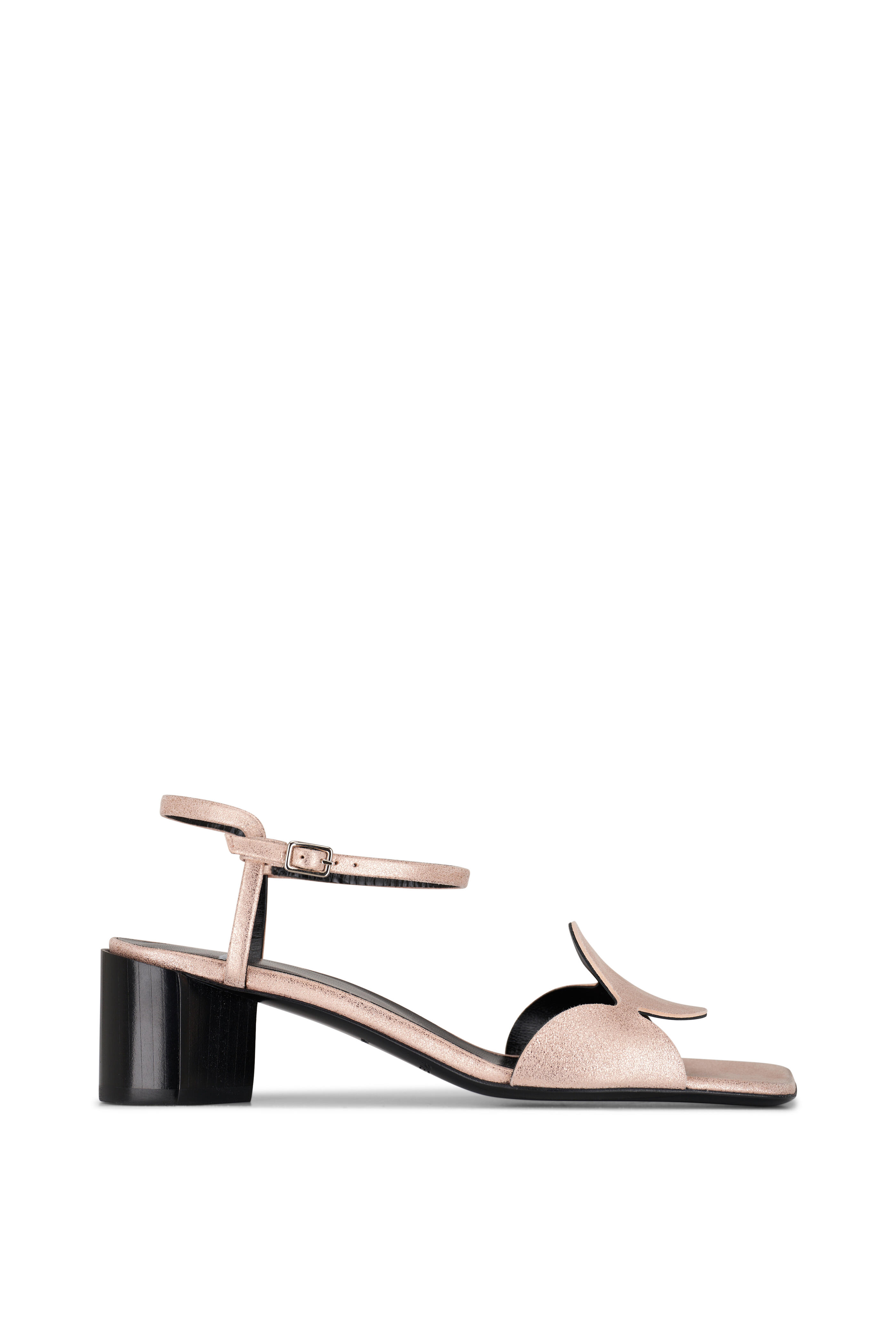 Pierre Hardy - Bulles Pink Gold Circle Ankle Strap Sandal, 55mm