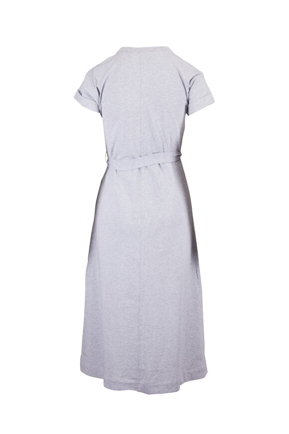 Brochu Walker Marah Pebble Gray Mélange Midi Dress - view 2