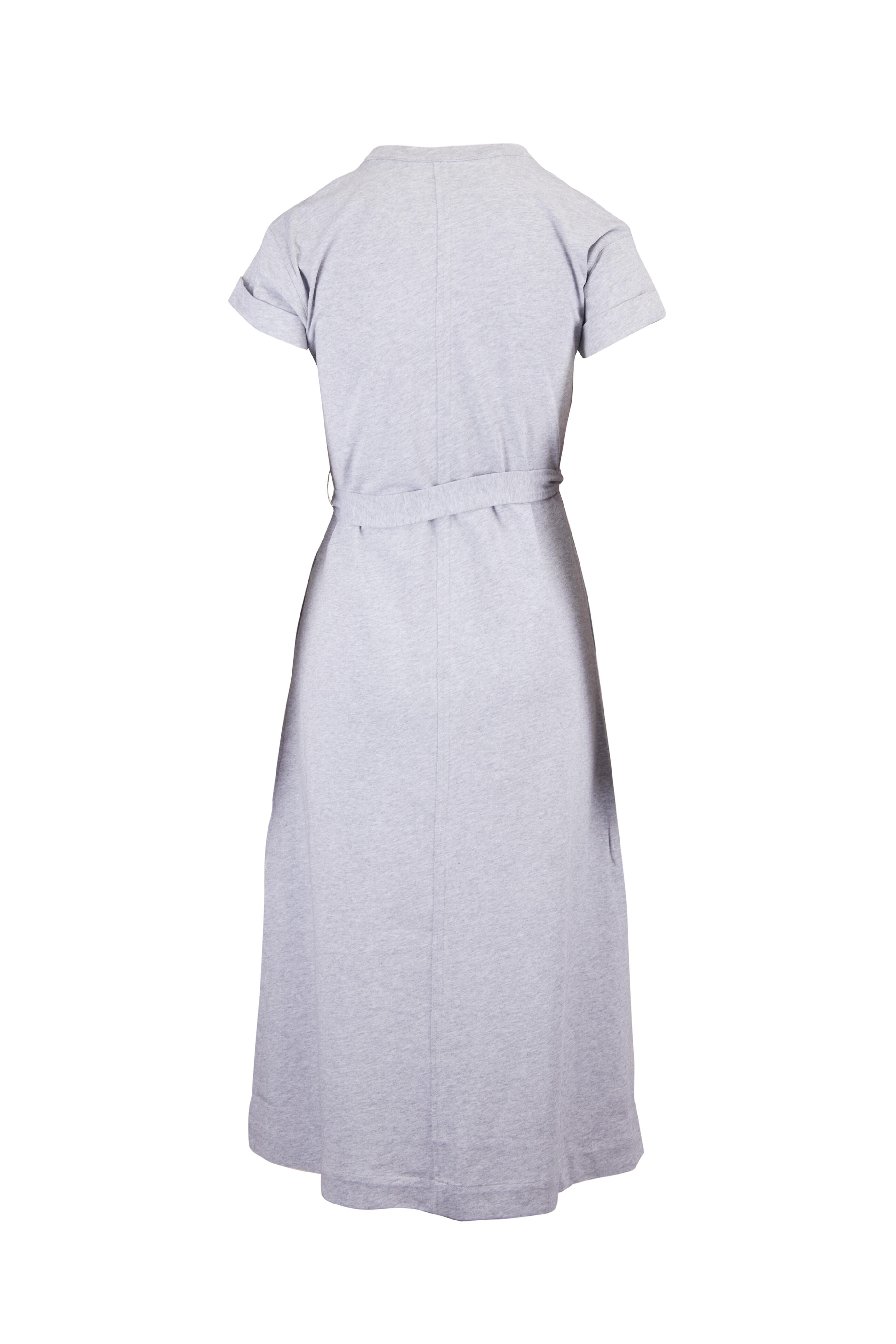 Brochu Walker - Marah Pebble Grey Melange Midi Dress - view 2