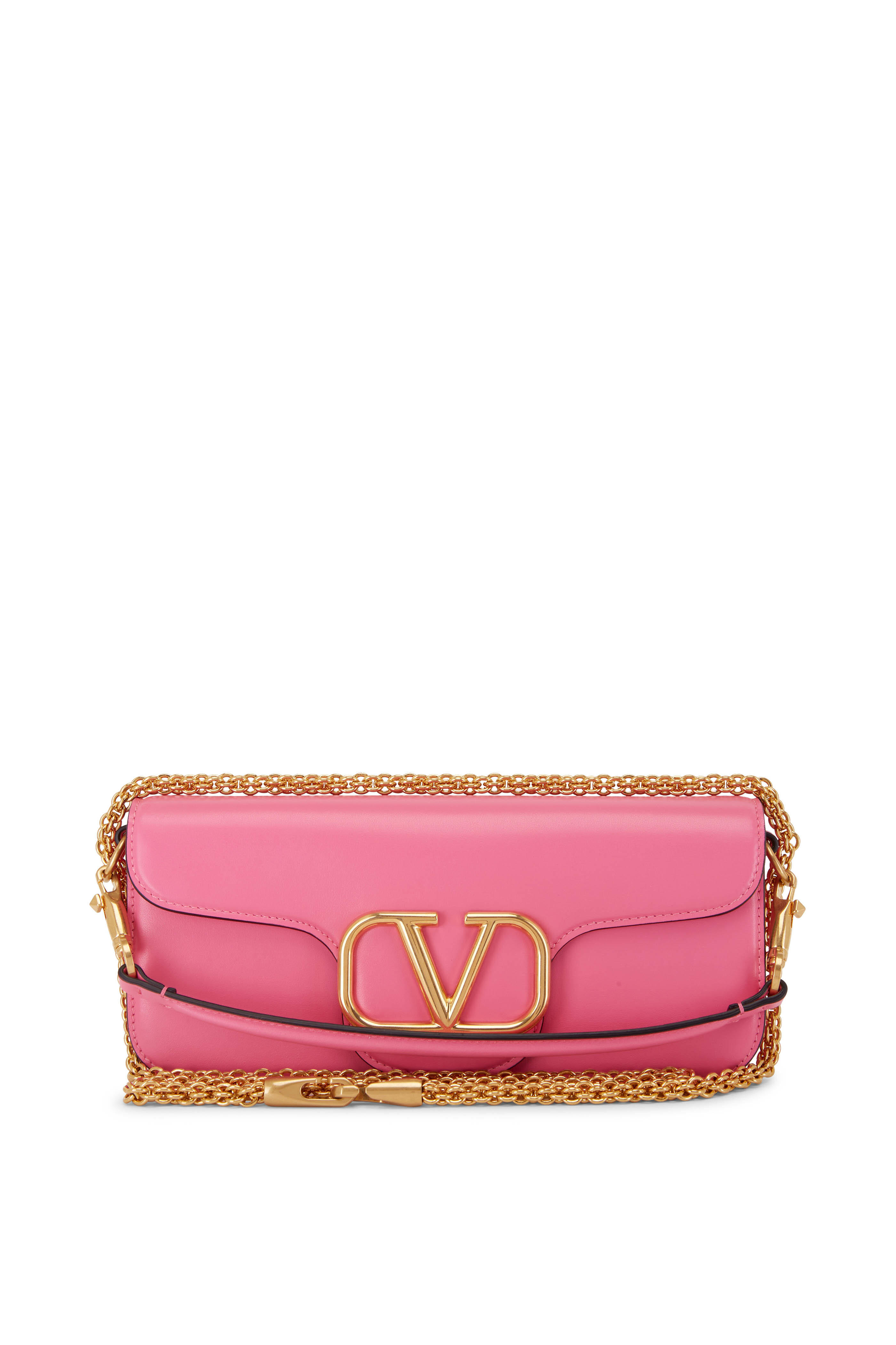 Valentino Garavani Vlogo Signature Shoulder Bag - Pink