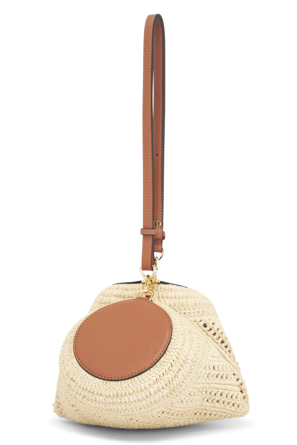 Loewe - Bracelet Natural & Tan Raffia Pouch