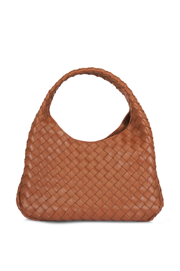 Bottega Veneta Campana Light Brown Woven Leather Top Handle Bag - view 1