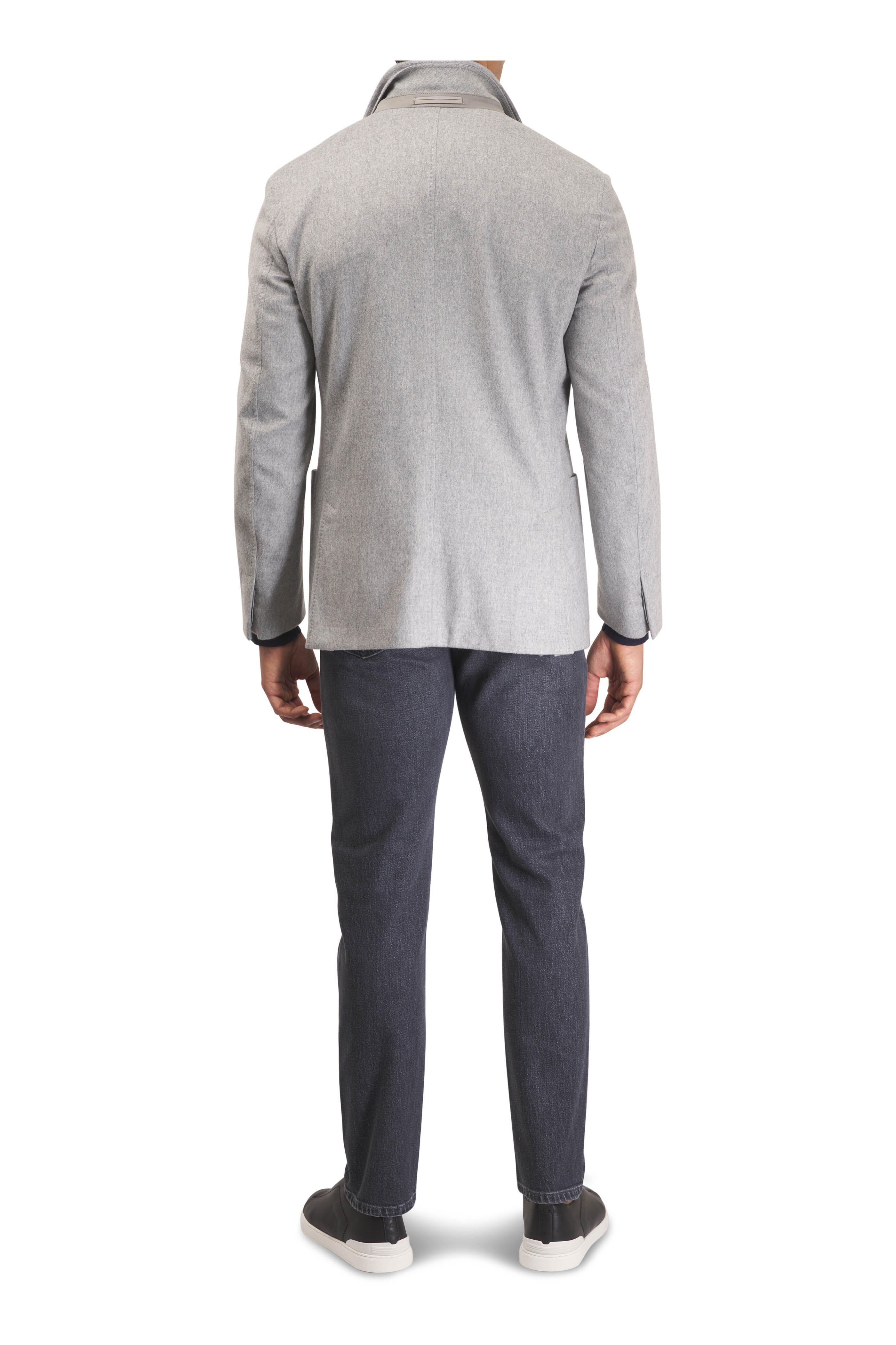Zegna - Gray Oasi Cashmere Jacket