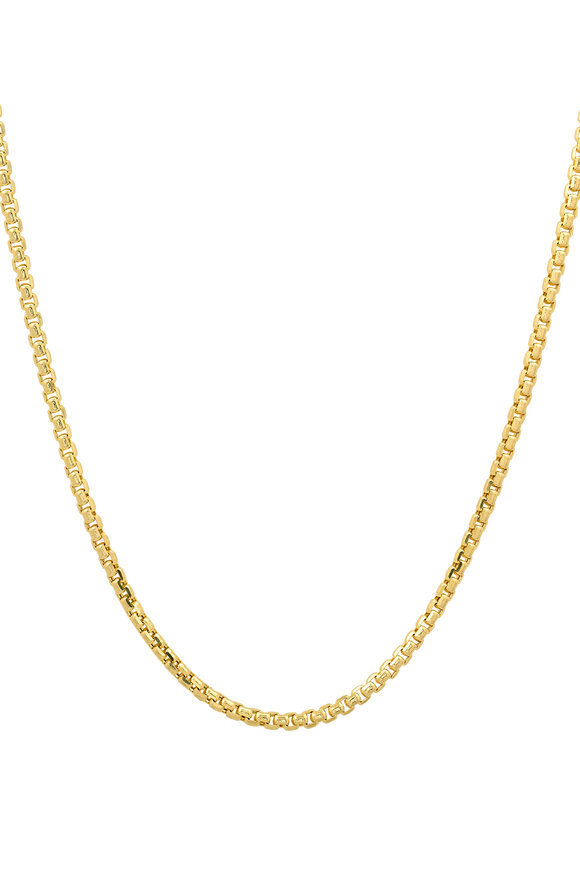 Helena Rose 14k Yellow Gold Thick Box Chain