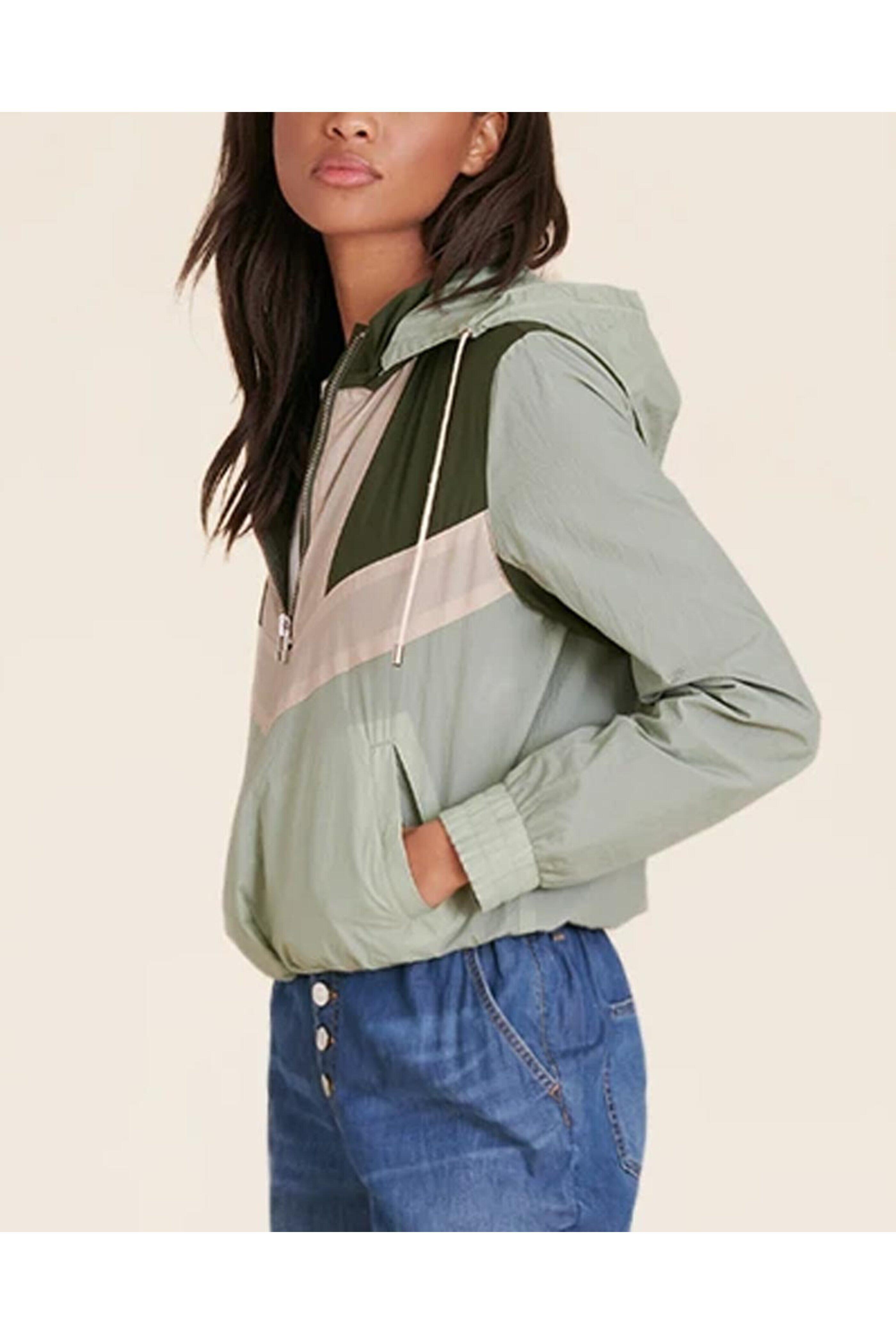 Veronica Beard - Army Color Block Avery Pullover