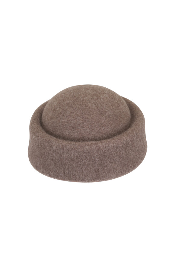 Loro Piana Pablo Steel Brown Wool Beanie - view 2