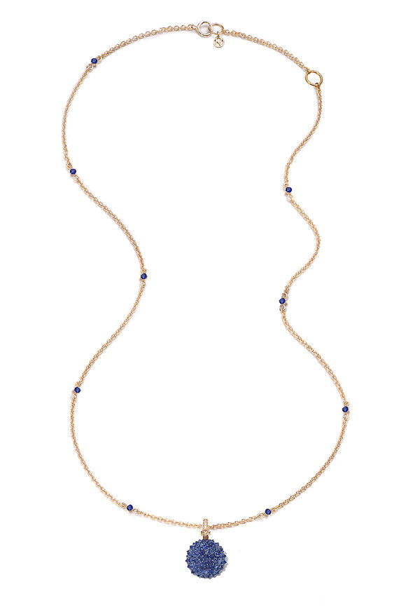 Nam Cho 18-Karat Blue Sapphire "Spike" Pendant Necklace - view 1