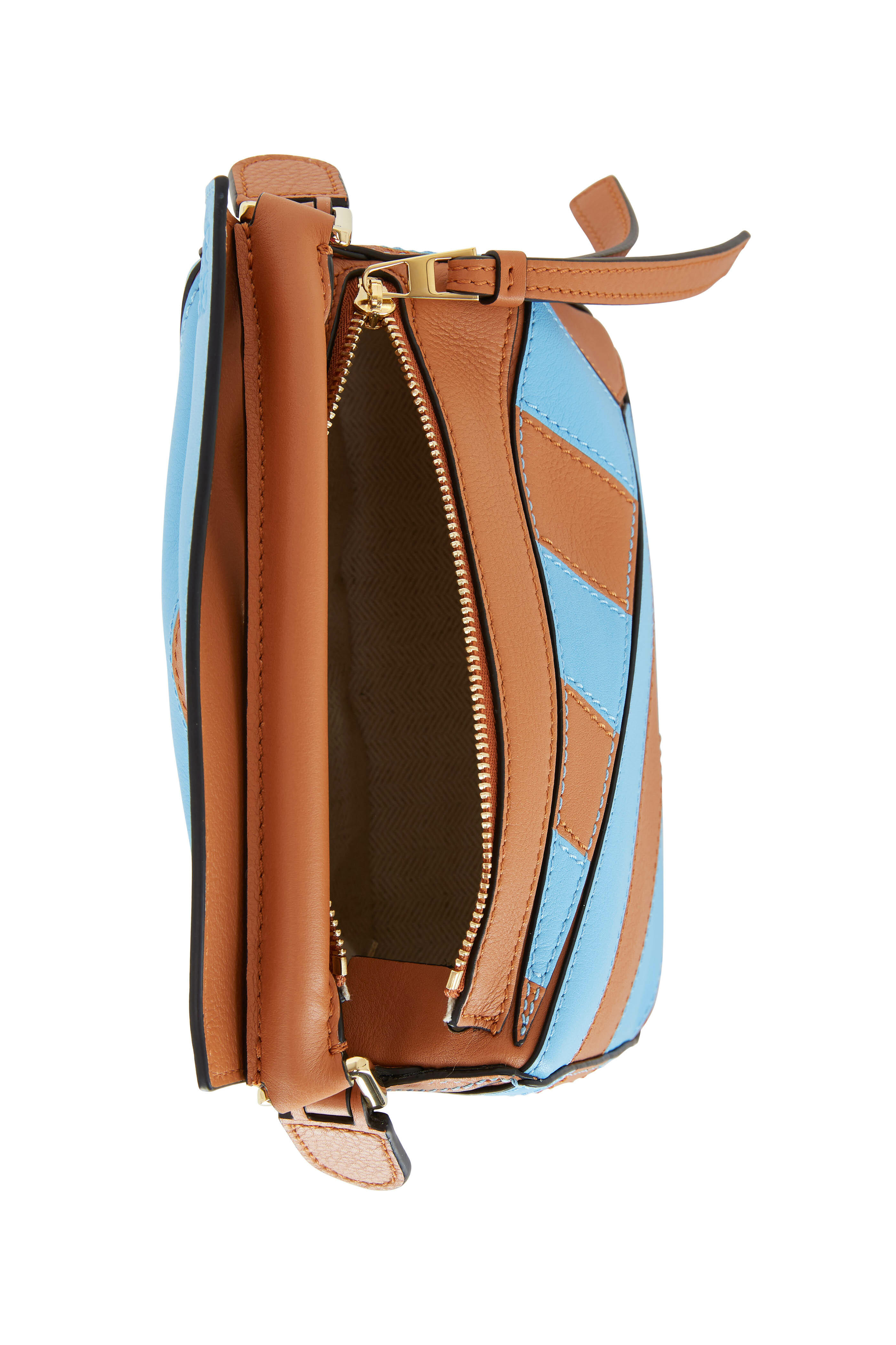 Loewe Goya Small Leather Shoulder Bag - Women - Tan Cross-body Bags