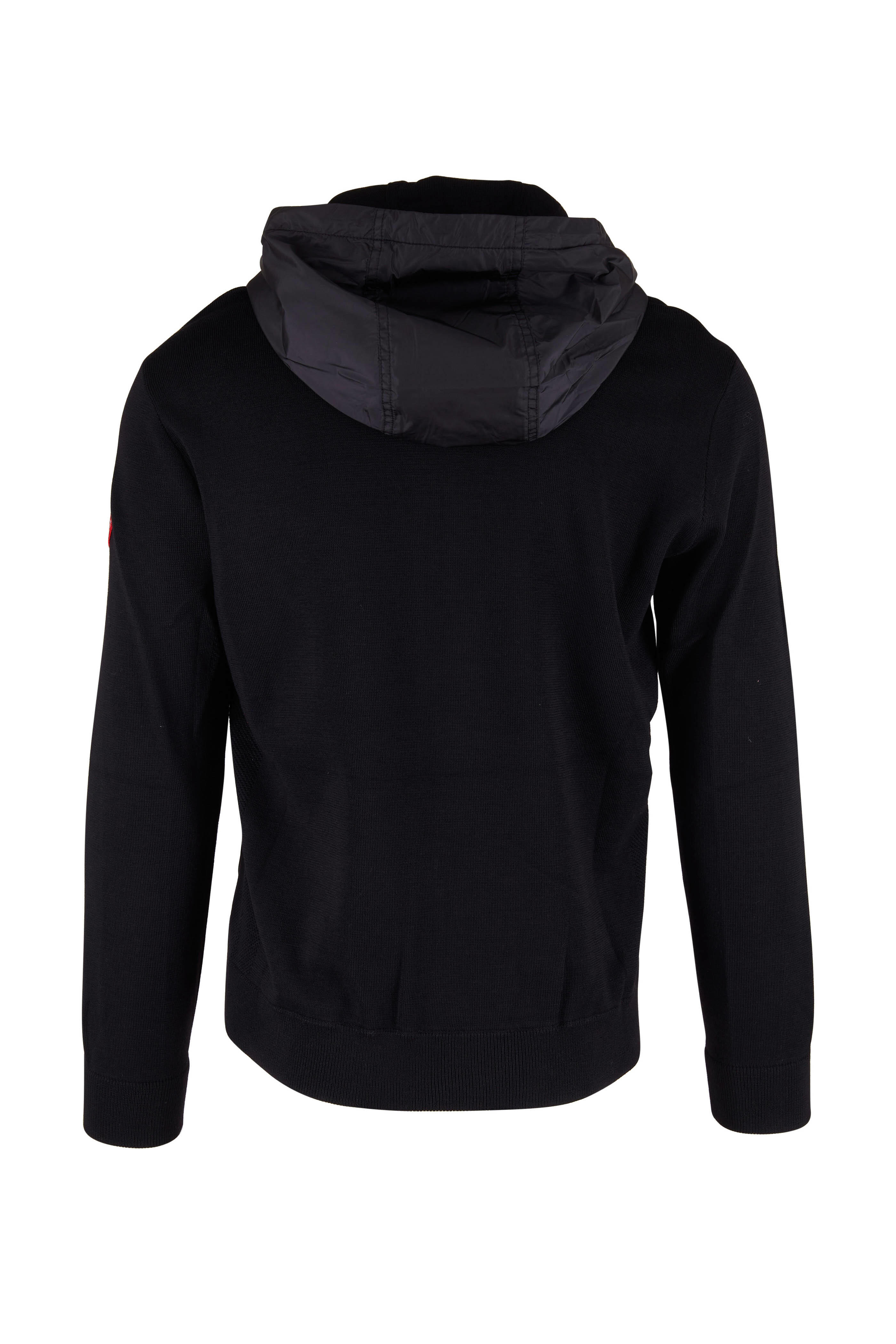 Canada Goose - Windbridge Black Wool Zip Hoodie