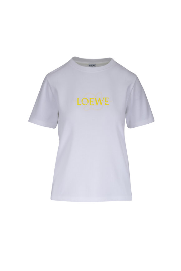 Loewe White Logo Regular Fit T-Shirt - view 1