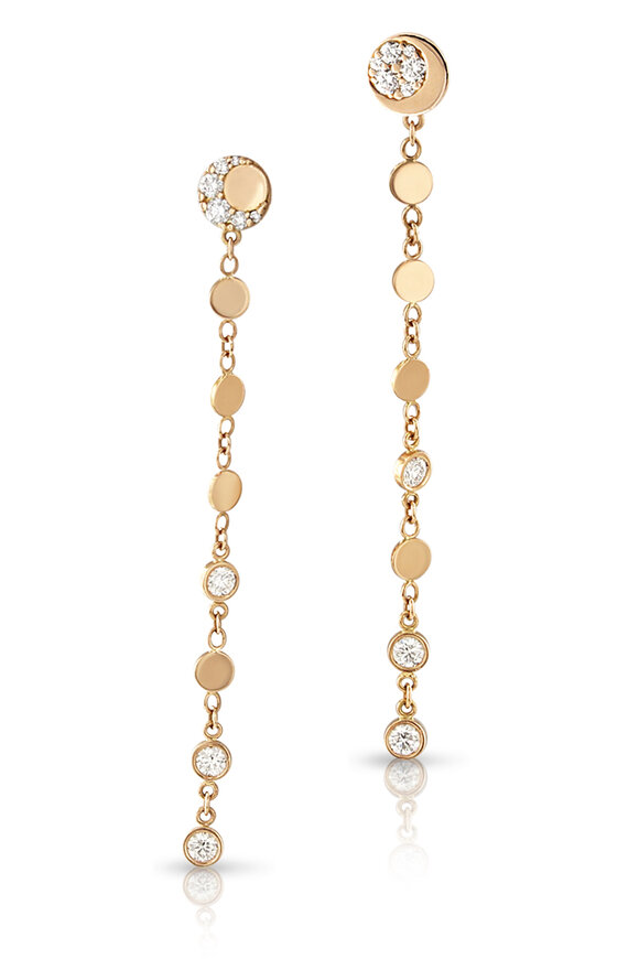 Pasquale Bruni Luce Rose Gold & Diamond Drop Earrings