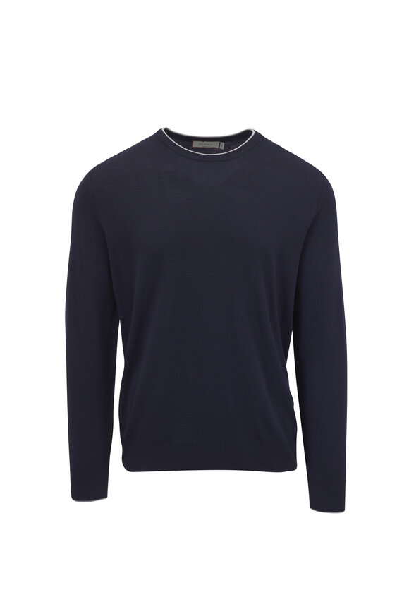 ★ Loro Piana ★ パーカー Loro Piana - Roadster Blue Quarter Zip Pullover | Mitchell